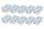Digitus CAT 6 Verbindungsmodul für Twisted Pair Kabel - 10 Stk.