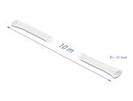 DELOCK Geflechtschlauch dehnbar 10 m x 25mm weiß