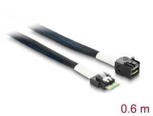 DELOCK SAS Kabel Mini SAS HD SFF-8643 -> Slim SAS SFF-8654