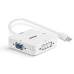 Lindy 41035 Videokabel-Adapter 0,2 m Weiß