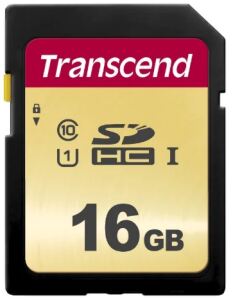 Transcend 16GB, UHS-I, SD SDHC Klasse 10