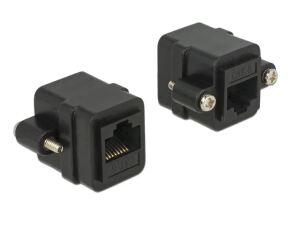 DeLOCK 85124 Kabeladapter RJ-45 Schwarz