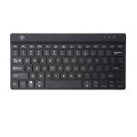 R-Go Tools Ergonomische Tastatur R-Go Compact Break, kompakte Tastatur mit Pausensoftware, QWERTY (US), Bluetooth, Schwarz