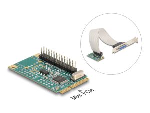 DELOCK Mini PCIe I/O PCIe full size 1 x Parallel