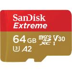 SanDisk Extreme 64 GB MicroSDXC UHS-I Klasse 10