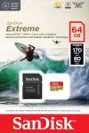SanDisk Extreme 64 GB MicroSDXC UHS-I Klasse 10