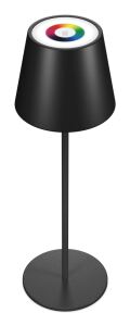 RealPower LED TableLight 360 RGB Tischleuchte 3 W Schwarz