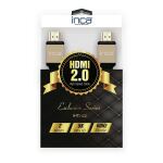 Inca IHD-02 HDMI-Kabel 2 m HDMI Typ A (Standard) Schwarz, Gold