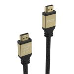 Inca IHD-02 HDMI-Kabel 2 m HDMI Typ A (Standard) Schwarz, Gold