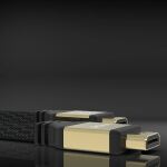 Inca IHD-02 HDMI-Kabel 2 m HDMI Typ A (Standard) Schwarz, Gold