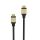 Inca IHD-02 HDMI-Kabel 2 m HDMI Typ A (Standard) Schwarz, Gold
