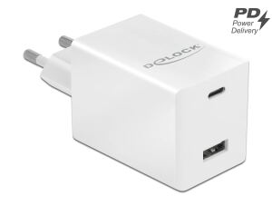 DELOCK USB Ladegerät USB Type-C PD 3.0 und USB Typ-A 48 Watt