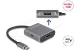 DELOCK USB Type-C Splitter (DP Alt Mode) zu 1 x HDMI USB T-C