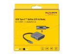 DELOCK USB Type-C Splitter (DP Alt Mode) zu 1 x HDMI USB T-C