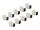 DeLOCK Keystone Modul RJ45 Buchse zu LSA Cat.6A werkzeugfrei schwarz Set 10 Stück