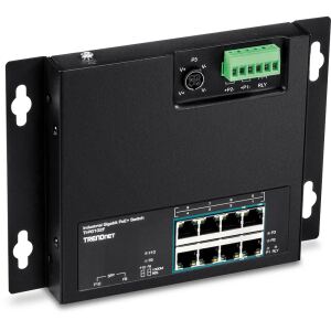 Trendnet TI-PG102F Netzwerk-Switch Gigabit Ethernet (10/100/1000) Power over Ethernet (PoE) Schwarz