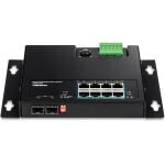 Trendnet TI-PG102F Netzwerk-Switch Gigabit Ethernet (10/100/1000) Power over Ethernet (PoE) Schwarz