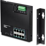 Trendnet TI-PG102F Netzwerk-Switch Gigabit Ethernet (10/100/1000) Power over Ethernet (PoE) Schwarz