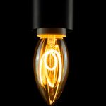 SEGULA LED Soft Kerze gold E14 3,2W 1900K dimmbar