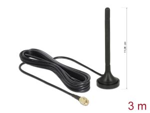 DELOCK LTE Antenne SMA Stecker 2 dBi starr