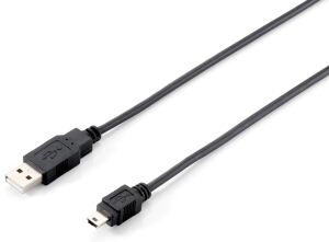 Equip USB 2.0 A to Mini-B Kabel, 1.8m