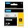 DYMO Rhino Industrie Permanente Polyesteretiketten | 12 mm x 5,5 m | Schwarz auf Weiß | selbstklebendes Schriftband | für Rhino und LabelManager Beschriftungsgerät