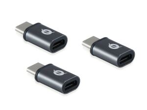 Conceptronic DONN05G Kabeladapter USB 2.0 Type-C USB 2.0 Micro Schwarz