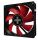 Xilence XPF92.R Computergehäuse Ventilator 9,2 cm Schwarz, Rot