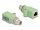 DELOCK M12 Adapter X-kodiert 8 Pin St zu RJ45 Bu gerade grün