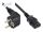 Alcasa P0130-S050 Stromkabel Schwarz 5 m CEE7/7 IEC C13