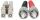 Intellinet Glasfaser LWL-Anschlusskabel, Duplex, Multimode, ST/LC, 50/125 µm, OM3, 1 m, aqua
