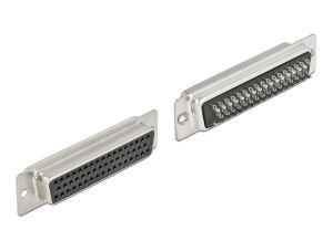 DELOCK D-Sub HD 50 Pin Buchse Metall, Lötversion, 2 Stück