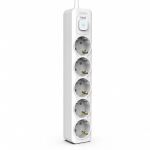 Inca IPW-44GB Spannungsschutz Weiß 5 AC-Ausgänge 230 V 1,5 m