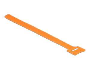 DELOCK Kabelbinder Klettverschluss 200mm 10Stk orange