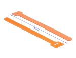 DELOCK Kabelbinder Klettverschluss 200mm 10Stk orange
