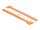 DELOCK Kabelbinder Klettverschluss 200mm 10Stk orange