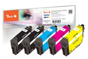 Peach PI200-971 Druckerpatrone 5 Stück(e) Kompatibel Hohe (XL-) Ausbeute Schwarz, Cyan, Magenta, Gelb