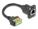 DeLOCK D-Typ Kabel RJ45 Buchse zu Terminalblock mit...