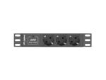 Lanberg PDU-03F-0200-BK Stromverteilereinheit (PDU) 3 AC-Ausgänge 1U Schwarz