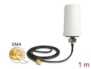 DELOCK Antenne LTE SMA-St 1.7-2.0 dBi ULA100 1.0m omnidir.
