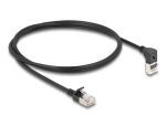 DeLOCK RJ45 Netzwerkkabel Cat.6A S/FTP Slim 90° oben...