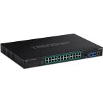 Trendnet TI-RP262i Managed L2 Gigabit Ethernet (10/100/1000) Power over Ethernet (PoE) 1U Schwarz
