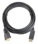 Gembird CC-DPM-DVIM-1M Videokabel-Adapter DisplayPort DVI Schwarz
