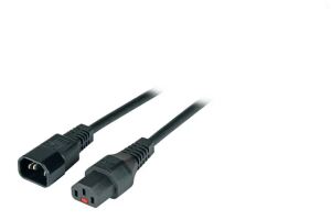 EFB Elektronik EK601SW.1 Stromkabel Schwarz 1 m C14-Koppler C13-Koppler