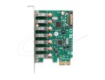 DELOCK PCI Express x1 Karte zu 7 x extern USB 5 Gbps Typ-A
