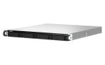 QNAP TS-464U NAS Rack (1U) Intel® Celeron® N5095 8 GB DDR4 0 TB QNAP Turbo System Aluminium, Schwarz