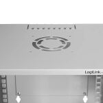 LogiLink W66Z30G Rack 6U Wandmontiertes Regal Grau
