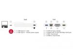 DELOCK Dockingstation USB3.1/C > LAN/HDMI 4K 30Hz/VGA/USB
