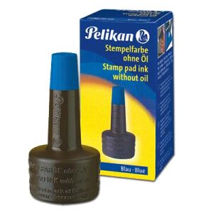 Pelikan Stempelfarbe o.�l blau 4 K 28 ml Verstreicherflasche