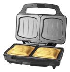 Emerio ST-109562.17 Sandwich-Toaster 900 W Schwarz, Silber